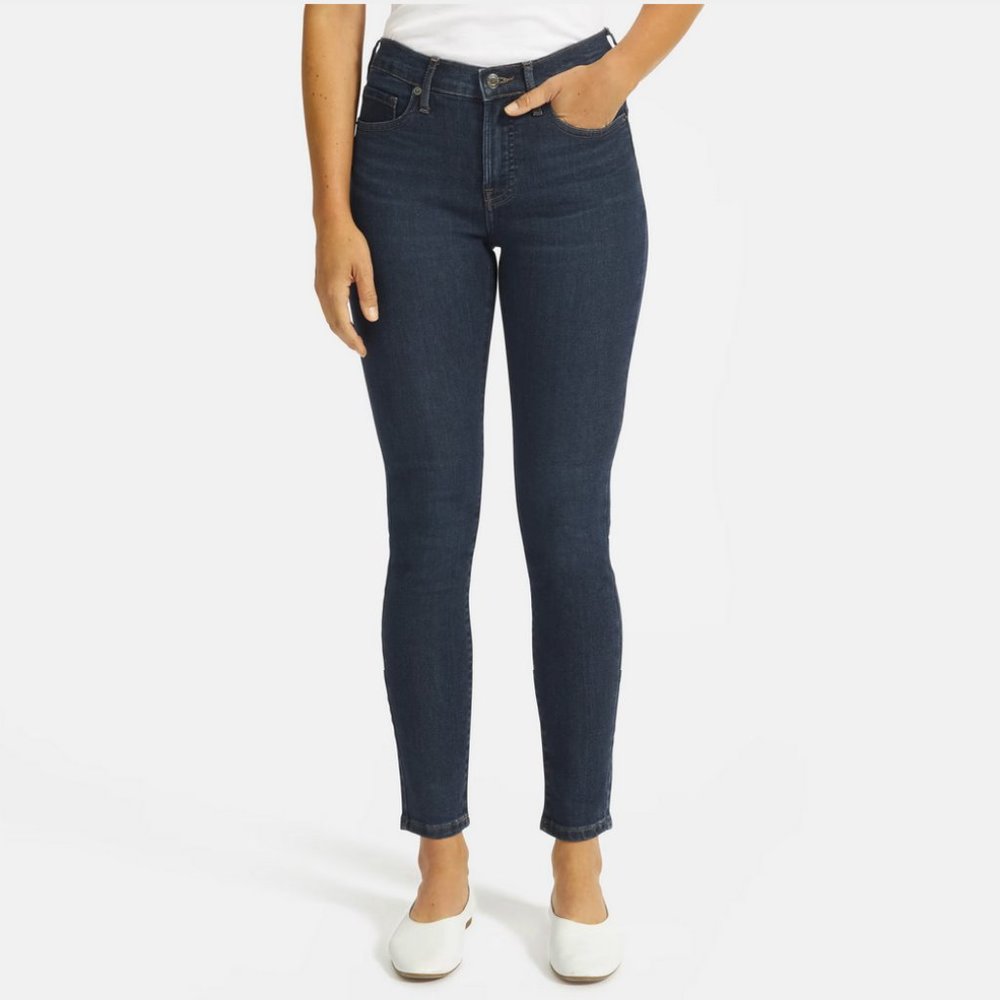 Everlane Authentic Stretch Mid-Rise Skinny Jeans 27 Ankle